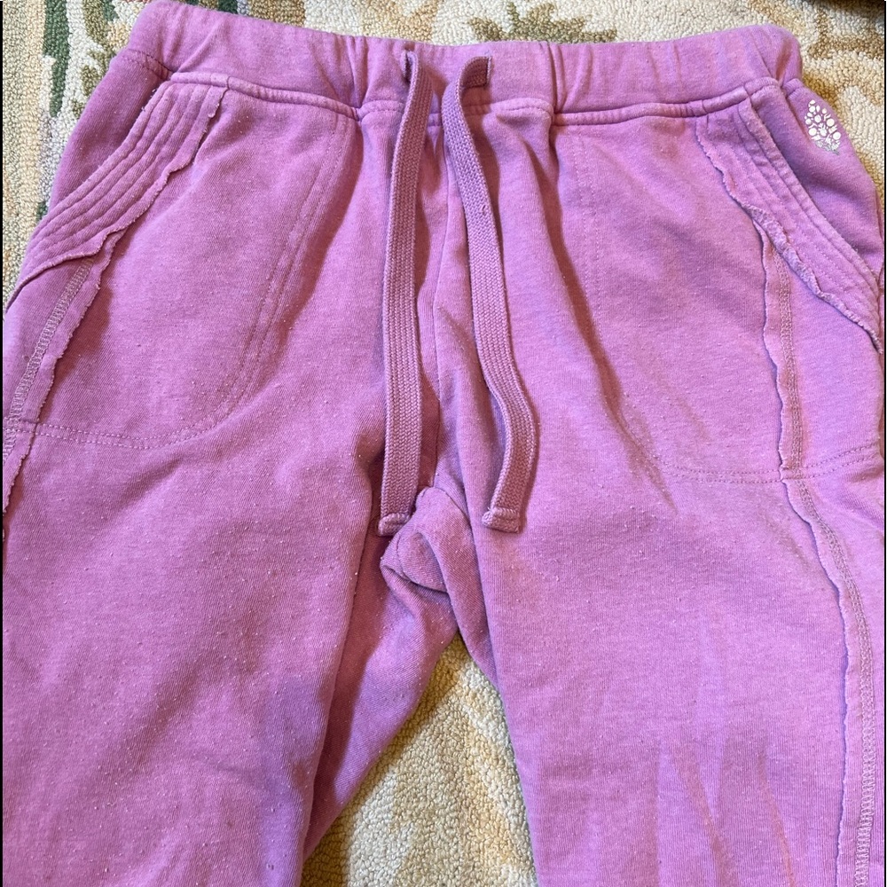 Free people movement purple sweats